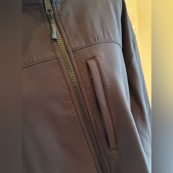 Blauer Police Jacket Black Men’s XL Fleece Nylon Water Wind Resistant Ski Coat - Picture 3 of 7